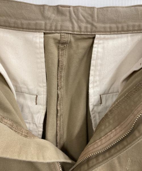 ANCELLM（アンセルム）ANCELLM (アンセルム) REMAKE WIDE CHINO TROUSERS ベージュ サイズ:2の古着・服飾アイテム