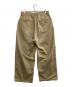ANCELLM (アンセルム) REMAKE WIDE CHINO TROUSERS ベージュ サイズ:2：25000円