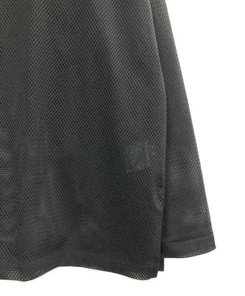 South2 West8（サウスツー ウエストエイト）south2 west8 (サウスツー ウエストエイト) S.S. V Neck Knit Mesh Cardigan ブラック サイズ:Mの古着・服飾アイテム