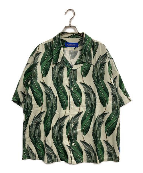 ROKKAN O.C.（ロッカン）ROKKAN O.C. (ロッカン) エクストラオープンカラーシャツ グリーン サイズ:XLの古着・服飾アイテム
