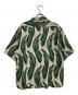 ROKKAN O.C. (ロッカン) エクストラオープンカラーシャツ グリーン サイズ:XL：8000円