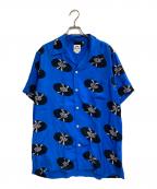 WACKO MARIA×VANSワコマリア×ヴァンズ）の古着「レコードハワイアンシャツ」｜ブルー