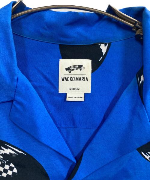 WACKO MARIA（ワコマリア）WACKO MARIA (ワコマリア) VANS (ヴァンズ) レコードハワイアンシャツ ブルー サイズ:記載なし（実寸サイズを参照ください）の古着・服飾アイテム