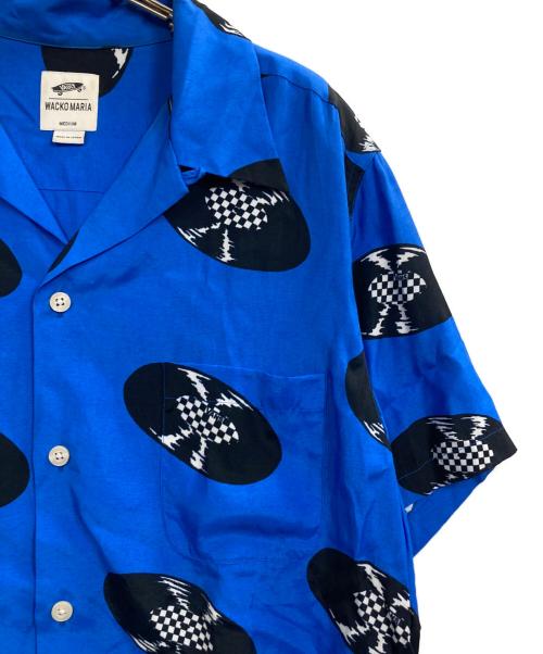 WACKO MARIA（ワコマリア）WACKO MARIA (ワコマリア) VANS (ヴァンズ) レコードハワイアンシャツ ブルー サイズ:記載なし（実寸サイズを参照ください）の古着・服飾アイテム