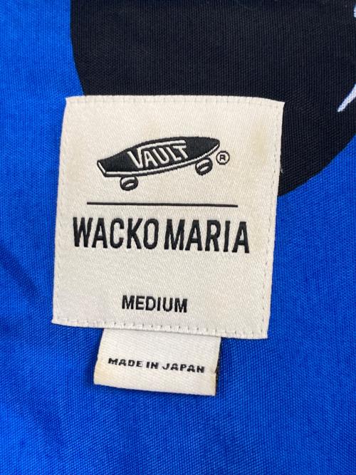 WACKO MARIA（ワコマリア）WACKO MARIA (ワコマリア) VANS (ヴァンズ) レコードハワイアンシャツ ブルー サイズ:記載なし（実寸サイズを参照ください）の古着・服飾アイテム