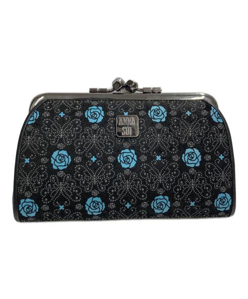 ANNA SUI（アナスイ）ANNA SUI (アナスイ) JIZAING×INDEN がま口財布 ブラックの古着・服飾アイテム