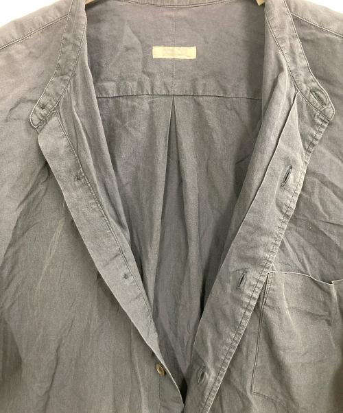 COMOLI（コモリ）COMOLI (コモリ) グランパシャツ ネイビーの古着・服飾アイテム