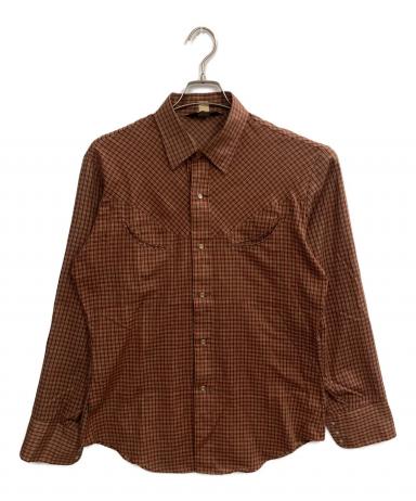 中古・古着通販】LEVI'S (リーバイス) 70S ウエスタンシャツ レッド