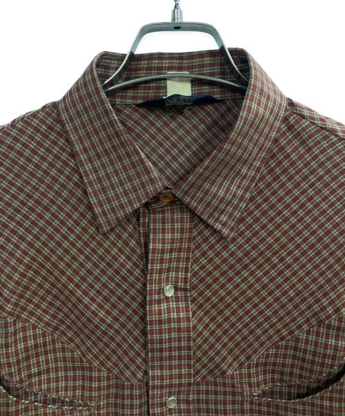 LEVI'S（リーバイス）LEVI'S (リーバイス) 70S ウエスタンシャツ レッド サイズ:Lの古着・服飾アイテム