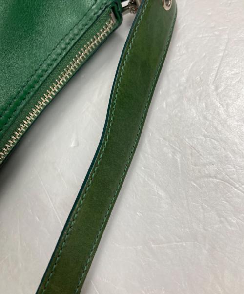 COACH（コーチ）COACH (コーチ) ホーボーレザーワンショルダーバック グリーンの古着・服飾アイテム