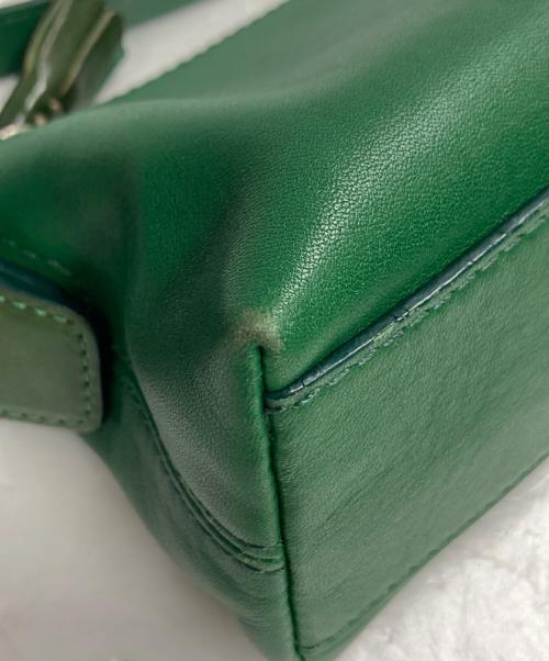 COACH（コーチ）COACH (コーチ) ホーボーレザーワンショルダーバック グリーンの古着・服飾アイテム