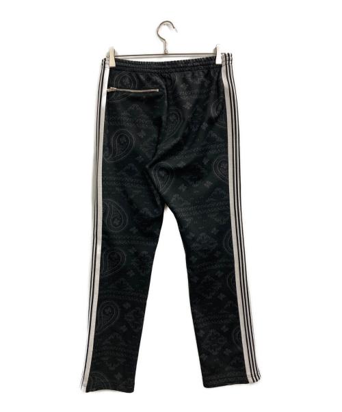 Needles（ニードルズ）Needles (ニードルズ) NUBIAN別注 ペイズリー柄ナロートラックパンツ ブラック サイズ:Sの古着・服飾アイテム