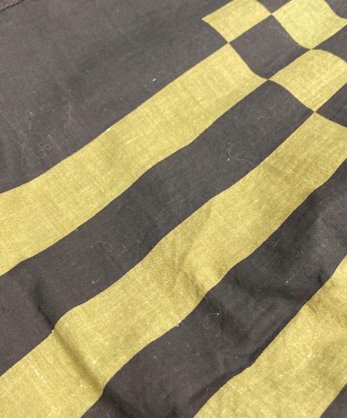 FENDI（フェンディ）FENDI (フェンディ) ズッカ柄大判ストール ブラック×グリーンの古着・服飾アイテム