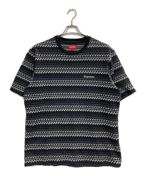 SUPREME（シュプリーム）Supreme (シュプリーム) 22SS Hearts Jacquard ブラック サイズ:Lの古着・服飾アイテム