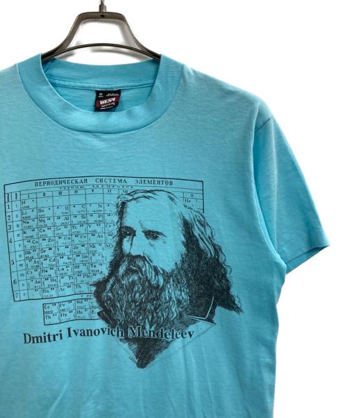 FRUIT OF THE LOOM（フルーツオブザルーム）FRUIT OF THE LOOM (フルーツオブザルーム) プリントTシャツ スカイブルー サイズ:Mの古着・服飾アイテム