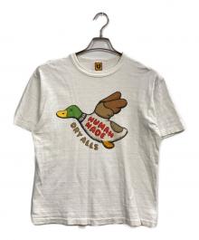 HUMAN MADE×KAWS（ヒューマンメイド×カウズ）の古着「ダックプリントTシャツ」｜ホワイト