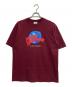 PLANET HOLLYWOOD（プラネットハリウッド）の古着「プリントTシャツ」｜バーガンディー