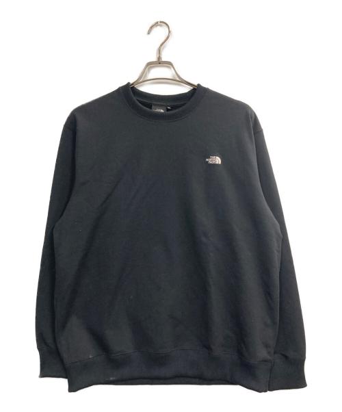 THE NORTH FACE（ザ ノース フェイス）THE NORTH FACE (ザ ノース フェイス) スモールロゴヘザースウェットクルー ブラック サイズ:Mの古着・服飾アイテム