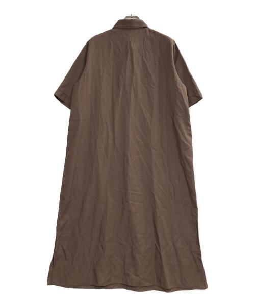 MACKINTOSH LONDON（マッキントッシュ ロンドン）MACKINTOSH LONDON (マッキントッシュ ロンドン) ライトナチュラルタンブラーワンピース ブラウン サイズ:38の古着・服飾アイテム