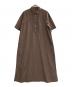 MACKINTOSH LONDON（マッキントッシュ ロンドン）の古着「ライトナチュラルタンブラーワンピース」｜ブラウン