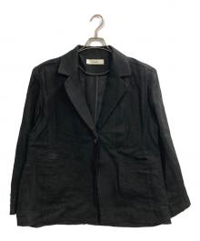 anuke（アンヌーク）の古着「Linen Sheer Jacket」｜ブラック