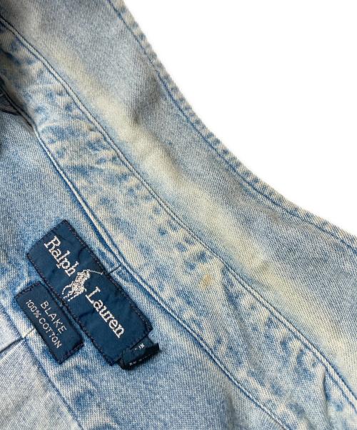 RALPH LAUREN（ラルフローレン）RALPH LAUREN (ラルフローレン) デニムボタンダウンシャツ ブルー サイズ:Mの古着・服飾アイテム