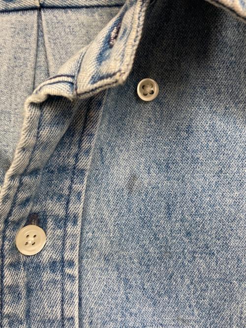 RALPH LAUREN（ラルフローレン）RALPH LAUREN (ラルフローレン) デニムボタンダウンシャツ ブルー サイズ:Mの古着・服飾アイテム