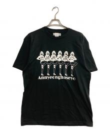 TRAITOR×千葉雄喜（トレイター×チバユウキ）の古着「アニョハセヨTシャツ」｜ブラック