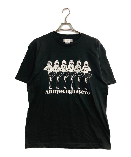TRAITOR（トレイター）TRAITOR (トレイター) 千葉雄喜 (チバユウキ) アニョハセヨTシャツ ブラック サイズ:XLの古着・服飾アイテム