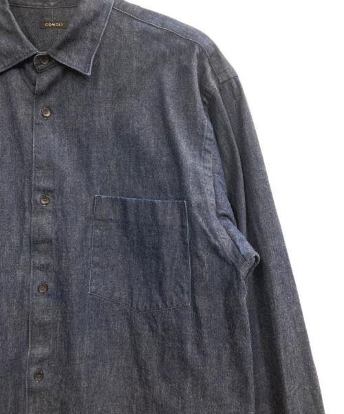 COMOLI（コモリ）COMOLI (コモリ) デニム コモリシャツ インディゴ サイズ:3の古着・服飾アイテム