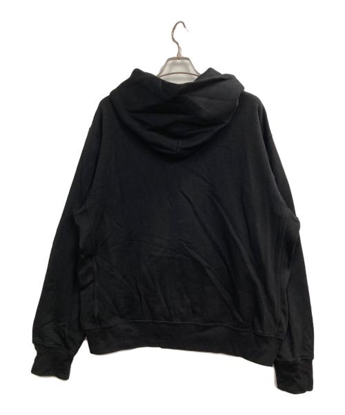 LES TIEN（レスティエン）LES TIEN (レスティエン) ジップパーカー ブラック サイズ:XLの古着・服飾アイテム
