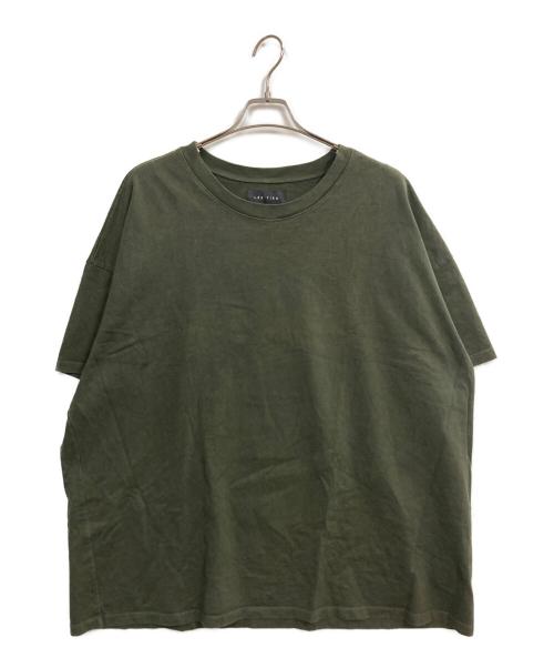 LES TIEN（レスティエン）LES TIEN (レスティエン) 半袖カットソー グリーン サイズ:XLの古着・服飾アイテム