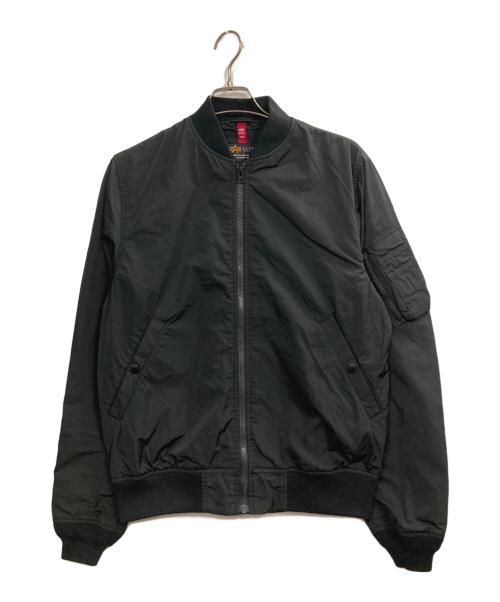ALPHA（アルファ）ALPHA (アルファ) フライトジャケット ブラック サイズ:Lの古着・服飾アイテム