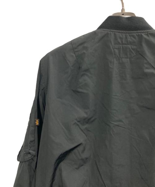 ALPHA（アルファ）ALPHA (アルファ) フライトジャケット ブラック サイズ:Lの古着・服飾アイテム