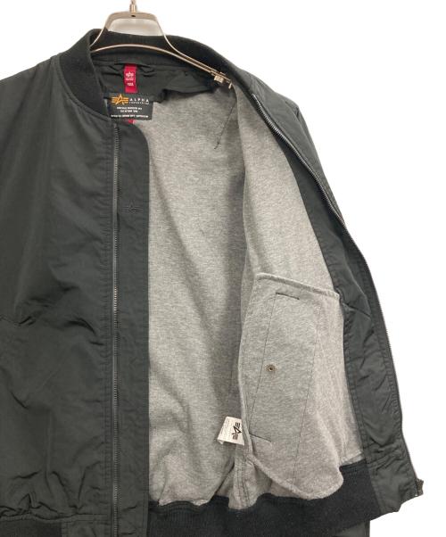 ALPHA（アルファ）ALPHA (アルファ) フライトジャケット ブラック サイズ:Lの古着・服飾アイテム