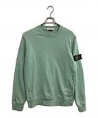 STONE ISLANDストーンアイランド）の古着「Cotton Fleece Crewneck Sweatshirt」｜グリーン