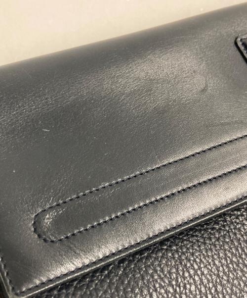 GUCCI（グッチ）GUCCI (グッチ) クラッチバッグ ネイビーの古着・服飾アイテム