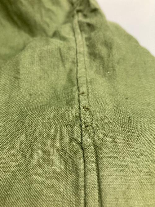 POLO RALPH LAUREN（ポロ・ラルフローレン）POLO RALPH LAUREN (ポロ・ラルフローレン) オープンカラーリネンシャツ オリーブ サイズ:Lの古着・服飾アイテム