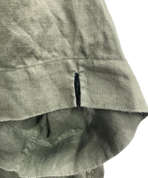 POLO RALPH LAUREN（ポロ・ラルフローレン）POLO RALPH LAUREN (ポロ・ラルフローレン) オープンカラーリネンシャツ オリーブ サイズ:Lの古着・服飾アイテム