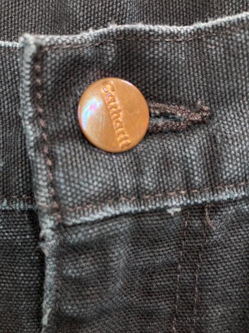 CarHartt（カーハート）CarHartt (カーハート) ダブルニーペインターパンツ ブラック サイズ:W33の古着・服飾アイテム