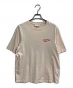 maison kitsuneメゾンキツネ）の古着「半袖カットソー」｜ピンク