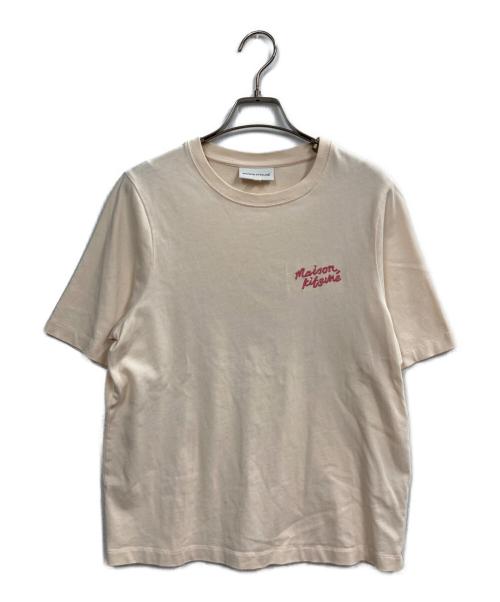 maison kitsune（メゾンキツネ）MAISON KITSUNE (メゾンキツネ) 半袖カットソー ピンク サイズ:XXSの古着・服飾アイテム