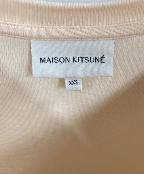 maison kitsune（メゾンキツネ）MAISON KITSUNE (メゾンキツネ) 半袖カットソー ピンク サイズ:XXSの古着・服飾アイテム