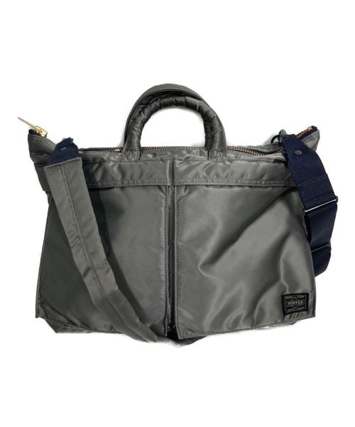 PORTER（ポーター）PORTER (ポーター) PX 2WAY SHORT HELMET BAG シルバーグレーの古着・服飾アイテム