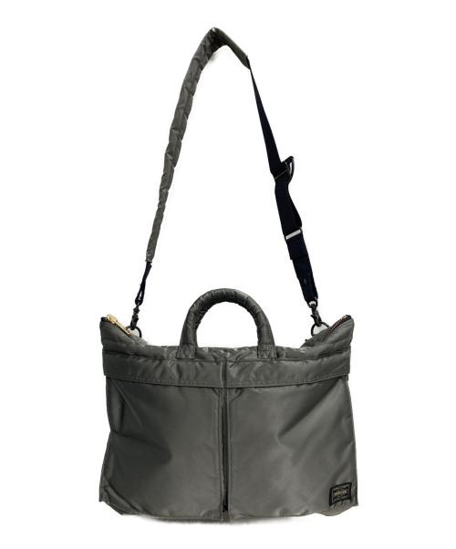 PORTER（ポーター）PORTER (ポーター) PX 2WAY SHORT HELMET BAG シルバーグレーの古着・服飾アイテム