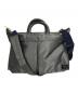 PORTER（ポーター）の古着「PX 2WAY SHORT HELMET BAG」｜シルバーグレー