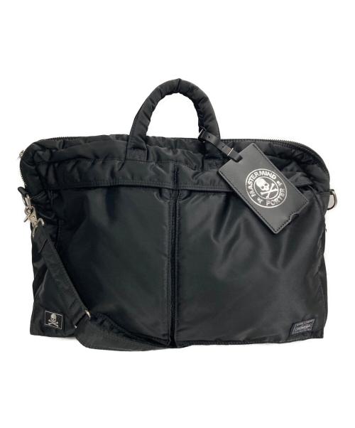 PORTER（ポーター）PORTER (ポーター) Mastermind JAPAN (マスターマインド ジャパン) スカルロゴ 2WAY BRIEF CASE ブラックの古着・服飾アイテム