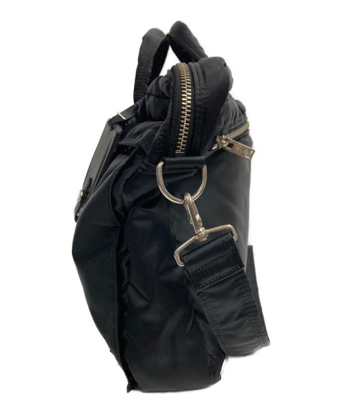 PORTER（ポーター）PORTER (ポーター) Mastermind JAPAN (マスターマインド ジャパン) スカルロゴ 2WAY BRIEF CASE ブラックの古着・服飾アイテム