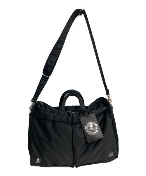 PORTER（ポーター）PORTER (ポーター) Mastermind JAPAN (マスターマインド ジャパン) スカルロゴ 2WAY BRIEF CASE ブラックの古着・服飾アイテム
