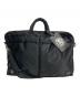 PORTER（ポーター）の古着「スカルロゴ 2WAY BRIEF CASE」｜ブラック